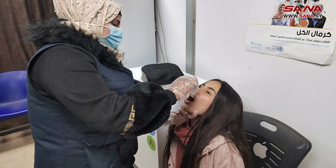 أكثر من 399 ألف مستفيد من حملة اللقاح الفموي ضد مرض الكوليرا في الحسكة