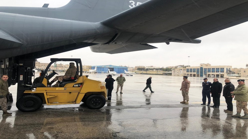 Royal Jordanian Air Force sends first relief aircraft to Syria, Turkey