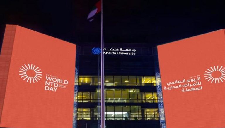 الإمارات تضيء معالمها دعماً لليوم العالمي للأمراض المدارية المهملة