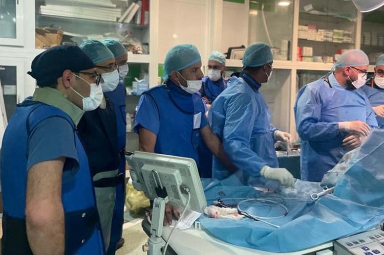 Successful implantation of aortic valve without surgery for the first time in Libya