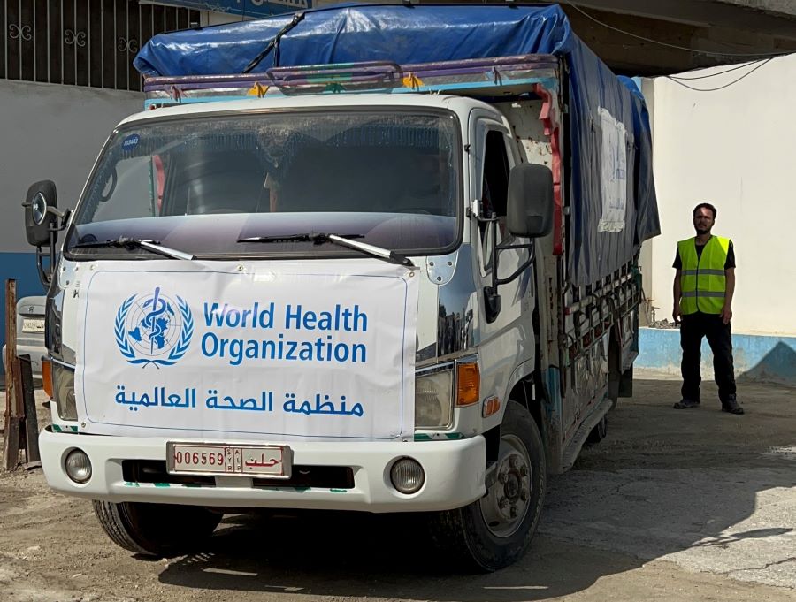 منظمة الصحة العالمية تتعاون مع وزارة الصحة لتعزيز سلسلة الإمدادات الطبية في الجمهورية العربية السورية