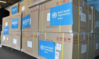 Malawi receives 1.4 million doses of Oral Cholera Vaccines to avert the spread of Cholera outbreak among vulnerable populations