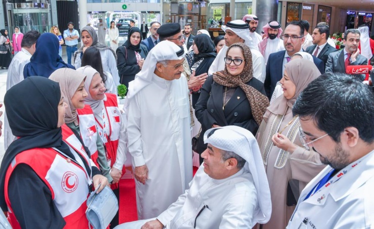 رئيس المجلس الأعلى للصحة يفتتح فعاليات حملة الكشف عن ارتفاع ضغط الدم في مملكة البحرين