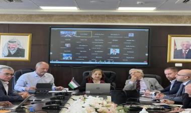ترأست وزيرة الصحة الفلسطينية د. مي الكيلة اجتماع مجموعة العمل القطاعية الصحية
