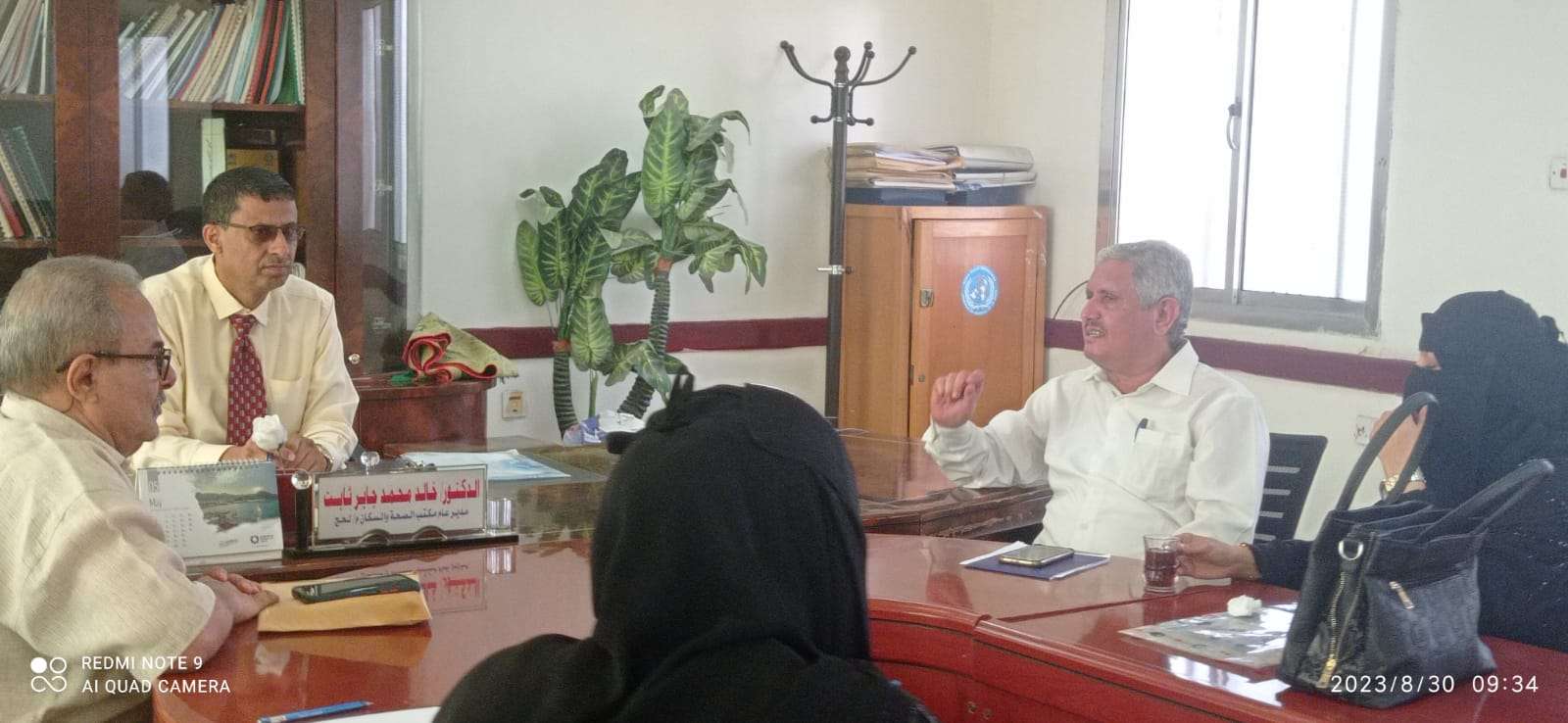 مدير عام مكتب الصحة العامة بلحج يلتقي بمدير المركز الاقليمي لمكافحة السل - اليمن 