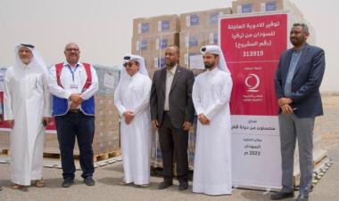 قطر الخيرية تُرسل شحنة مساعدات طبية جديدة للسودان