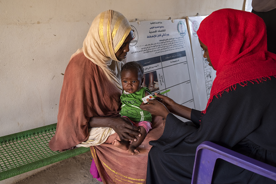 WHO nutrition interventions help save the lives of malnourished Sudanese children