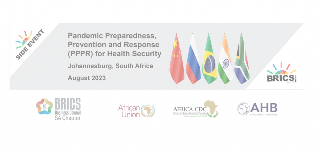 BRICS member states, Africa CDC and WHO commit to collaborate with Business sector on Pandemic Prevention, Preparedness and Response