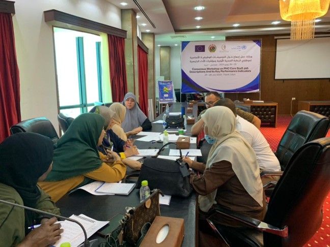 WHO holds a workshop to adopt a unified approach to treating hypertension and cardiovascular diseases in Libya.