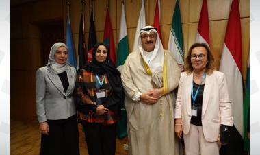 تكريم الدكتورة رندة حمادة بجائزة الكويت لمكافحة السرطان 