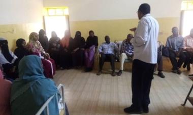 وزارة صحة سنار تدرب الأطباء والممرضين على البروتوكول العلاجي للكوليرا - السودان 