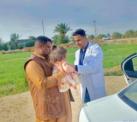 صحة المثنى تنفذ حملات ميدانية لتلقيح الأطفال ضمن الرقعة الجغرافية لقطاع الوركاء (العراق)