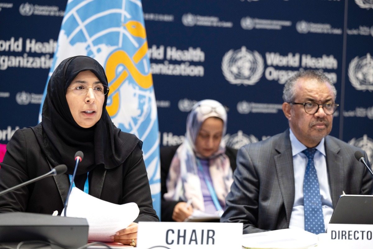 Qatar chairs WHO Executive Board to review health conditions in Palestine