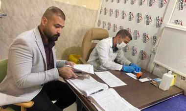 مديرية العيادات الطبية الشعبية في ديالي تنفذ زيارة الى منافذ منح بطاقات الأمراض المزمنة - العراق 