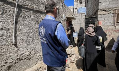 حملة التحصين من منزل إلى منزل في اليمن تنجح في حماية ١,٢٩ مليون طفل ضد شلل الأطفال