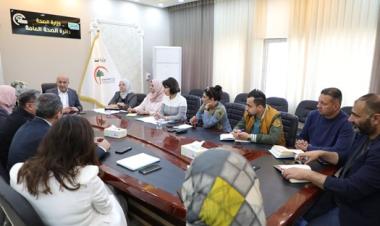 دائرة الصحة العامة (العراق) تعقد اجتماع لمناقشة الخطة التوعوية الخاصة بحملة لقاح الحصبة المختلطة 