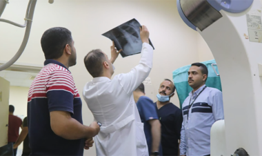 New medical personnel at Jordan's field hospital in northern Gaza begin receiving patients