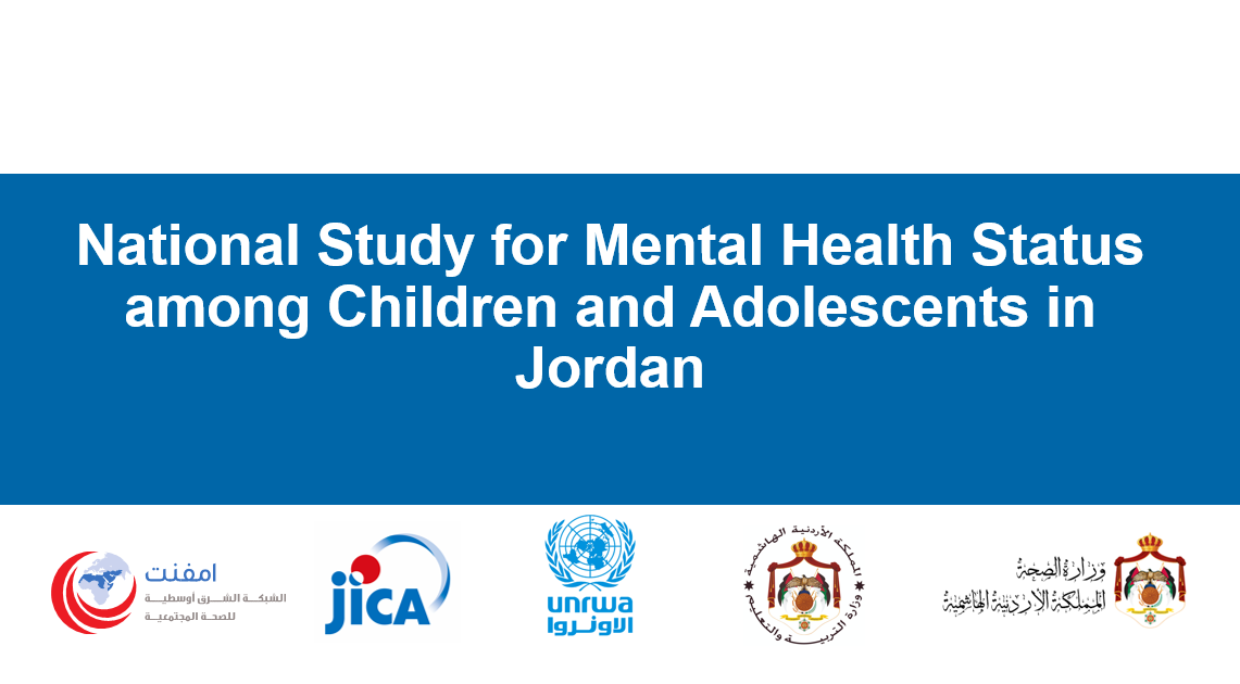 National Study for Mental Health Status among Children and Adolescents in Jordan