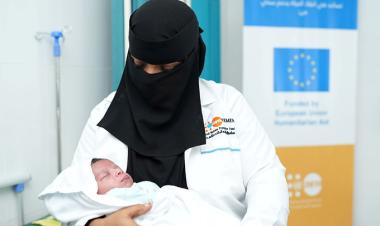 Between conflict and climate crises, midwives deliver hope for mothers and newborns in Yemen