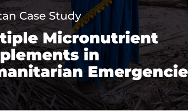 Multiple Micronutrient Supplements in Humanitarian Emergencies: Pakistan Case Study