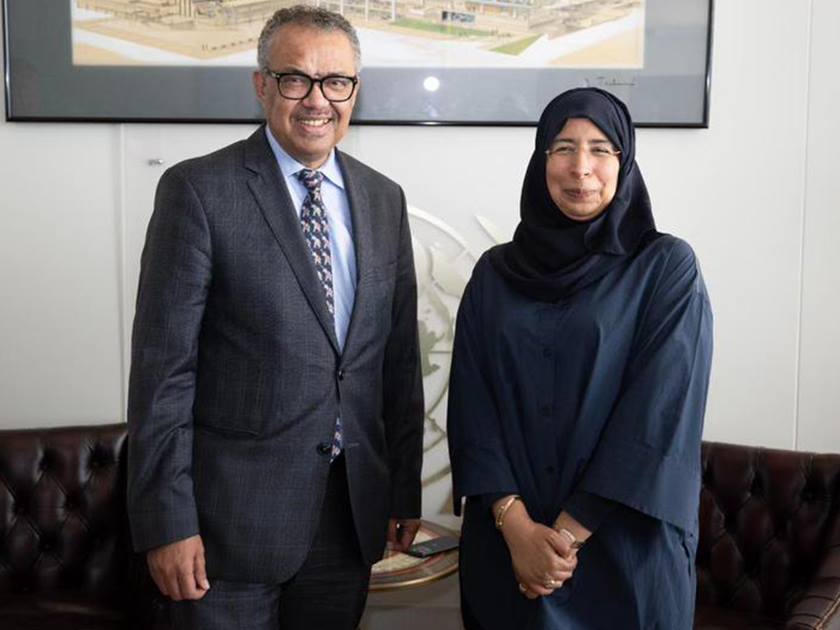 مدير منظمة الصحة العالمية يثمن دور قطر الإنساني ودعمها للضحايا والنازحين في قطاع غزة