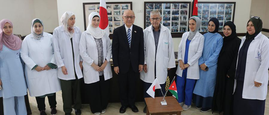 Japan hands over medical equipment to the Jemzo Charity Association