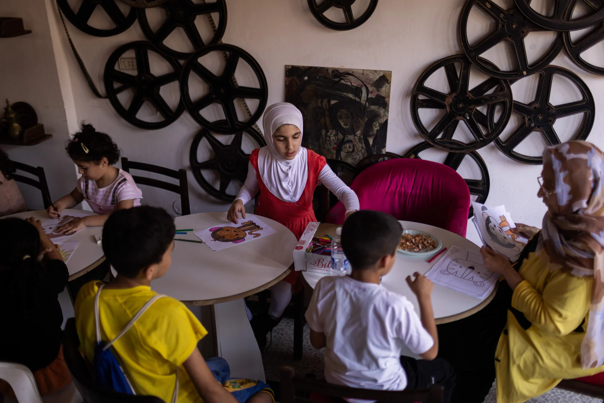 Art is a comfort for these displaced Lebanese kids