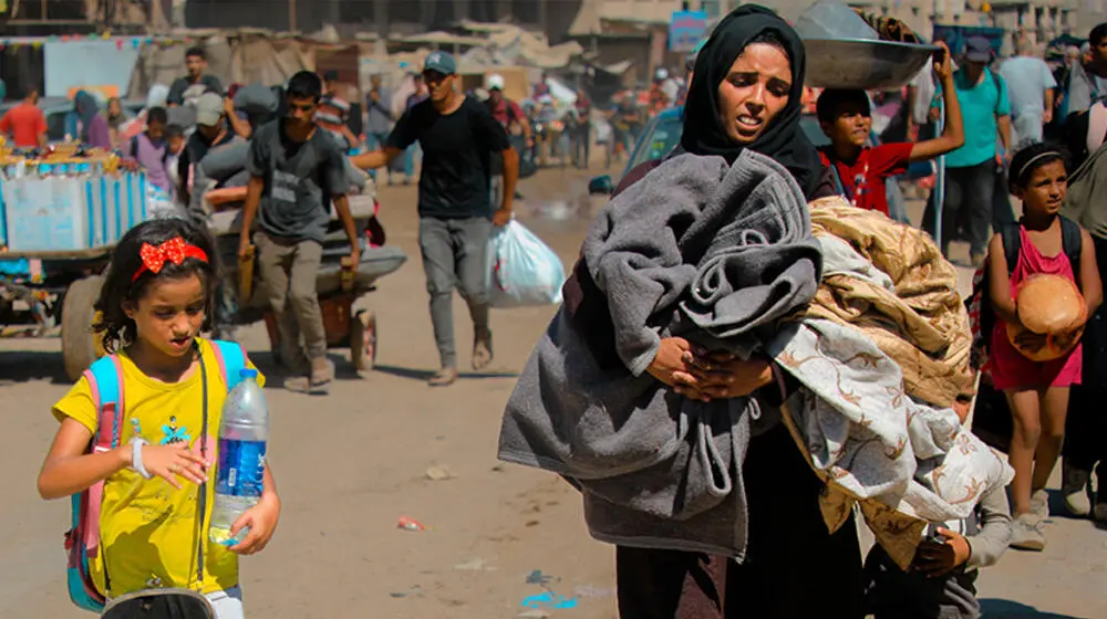 The devastating impact of mass evacuation orders in Gaza on women and girls