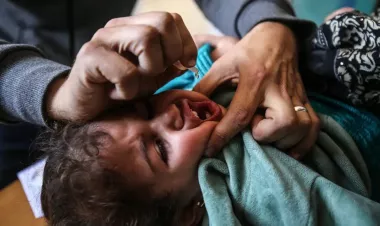 As polio re-emerges in Gaza, a mother fears for her child's health