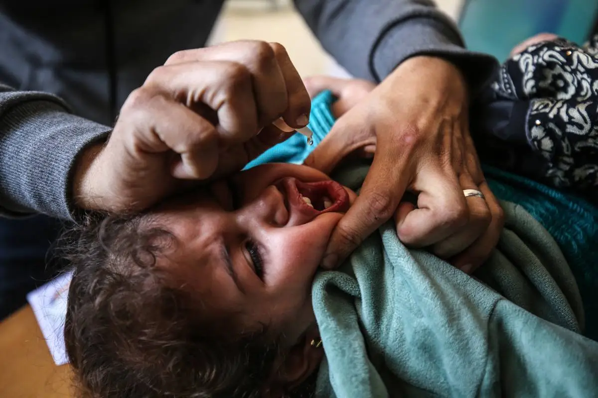 As polio re-emerges in Gaza, a mother fears for her child's health