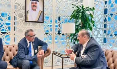 Kuwait and WHO discuss joint strategies to combat health challenges