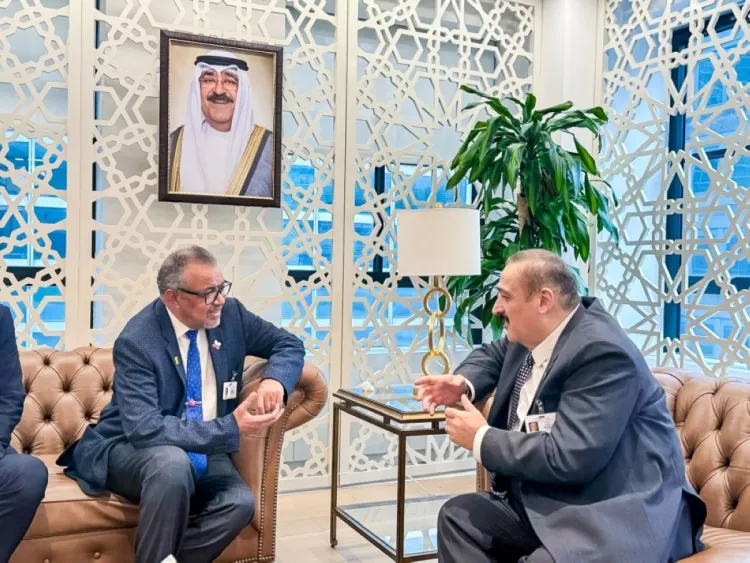 Kuwait and WHO discuss joint strategies to combat health challenges