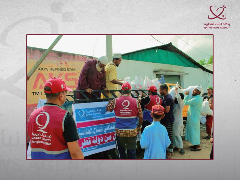 Qatar Charity Provides Relief Aid to 18,000 Flood Victims in Bangladesh