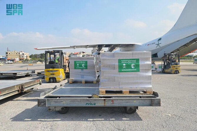 KSrelief sends fourth plane with aid to Lebanon