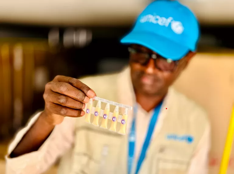 UNICEF airlifts more lifesaving vaccines to Sudan to fight concurrent outbreaks