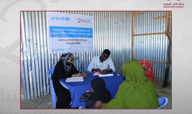 Qatar Charity, UNICEF Launches Emergency Nutrition Project in Somalia