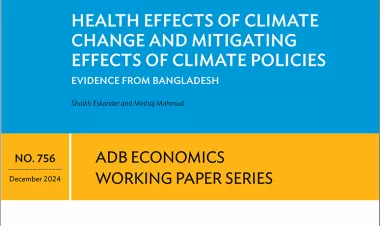 Health Effects of Climate Change and Mitigating Effects of Climate Policies: Evidence from Bangladesh