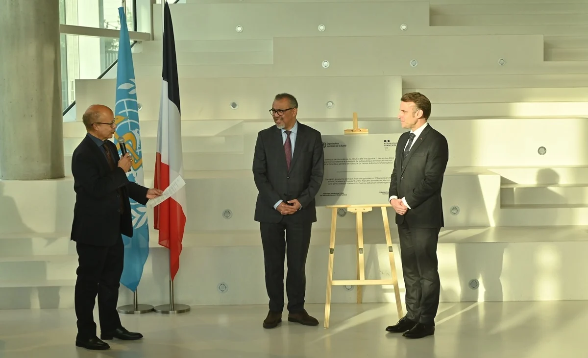 President Macron, WHO Director-General, and global health leaders inaugurate WHO Academy in Lyon