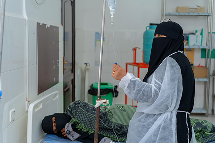 Yemen reports the highest burden of cholera globally