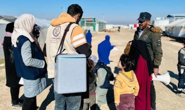 Syria: UN teams support cholera vaccination in northeastern camps