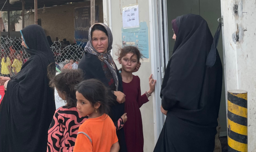 A new humanitarian crisis is unfolding at the border in Afghanistan.