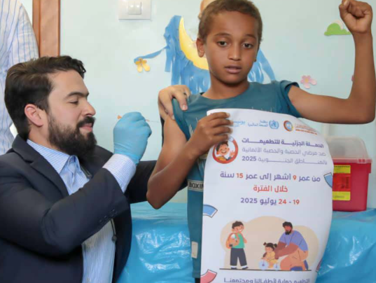 WHO supports a measles and rubella vaccination campaign across 15 municipalities in southern Libya