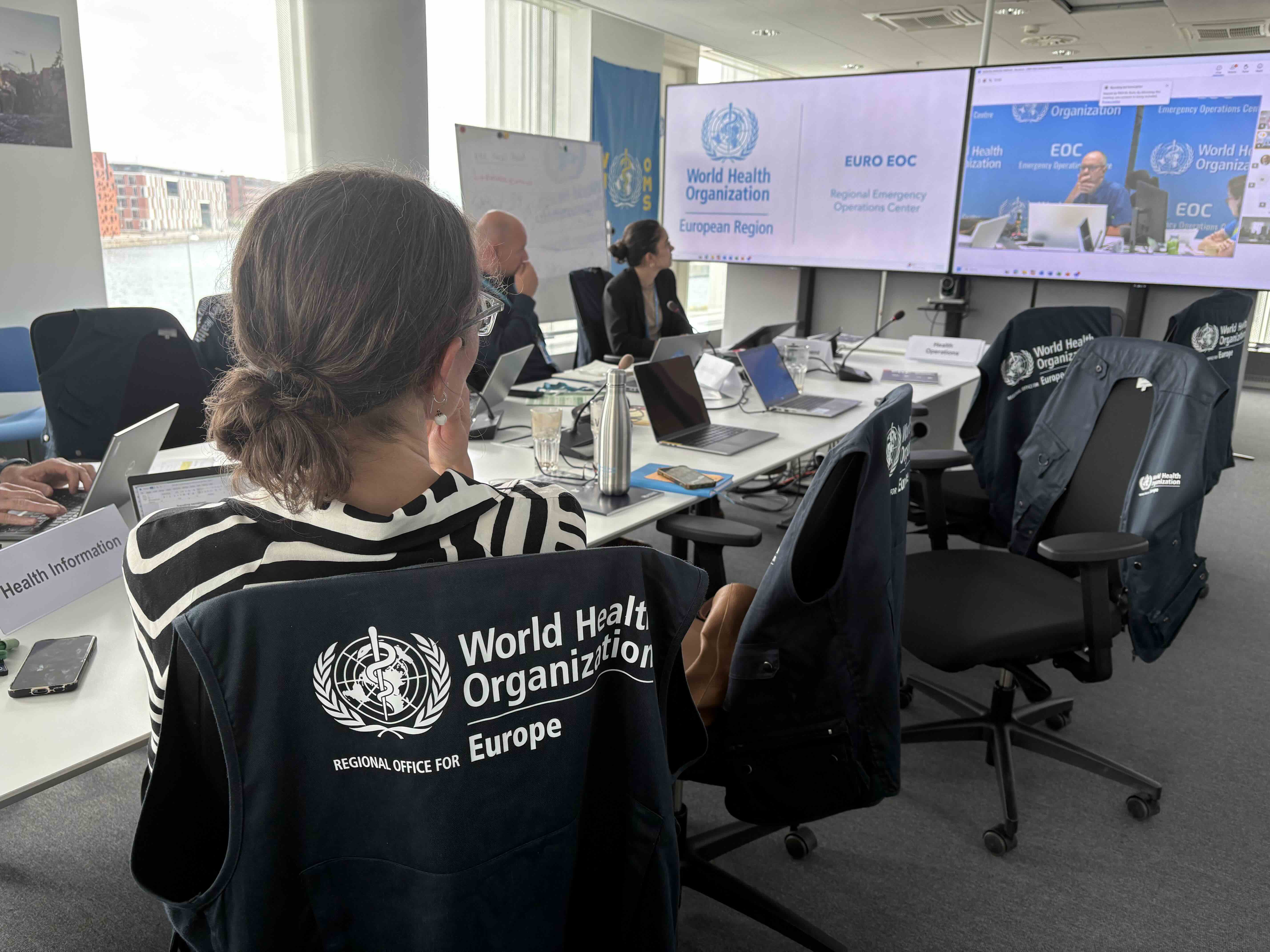 ملخص مشاركة منظمة الصحة العالمية في تدريب على الطوارئ النووية العالمية