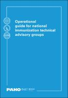 Operational guide for national immunization technical advisory groups