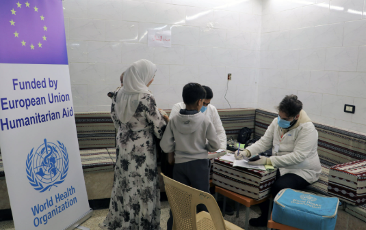 EU provides €22 million to WHO to keep health services running for over 6.5 million in Syria