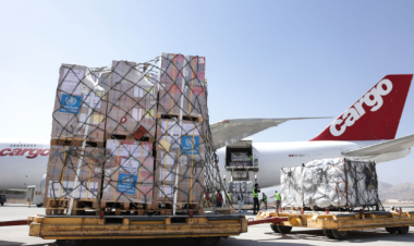 Over 35 metric tonnes of WHO medical supplies arrive in Kabul to support earthquake survivors in eastern Afghanistan
