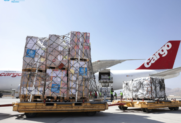 Over 35 metric tonnes of WHO medical supplies arrive in Kabul to support earthquake survivors in eastern Afghanistan