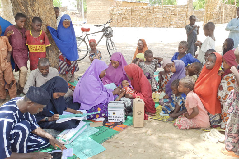 How a vaccine-wary community in Borno state got protected