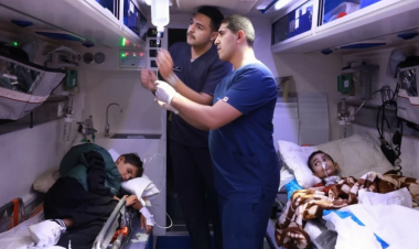 إجلاء الدفعة الـ 14 من أطفال غزة المرضى للعلاج في الأردن