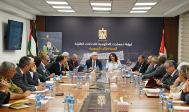 Government Operations Room Reviews Gaza Health Sector Relief and Early Recovery Plan